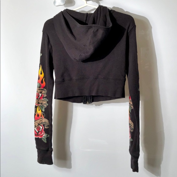 Ransom Girl Hoodie Sweatshirt Black Size Small - Picture 2 of 6